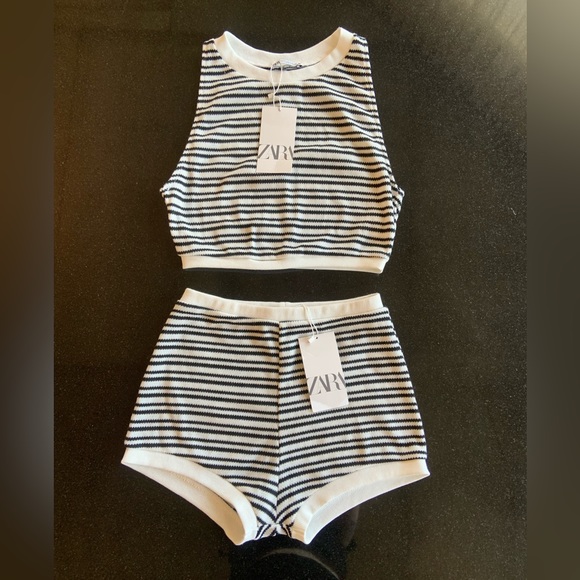 Zara Pants - NWT Zara 2 Pieces Set Shorts and Top M